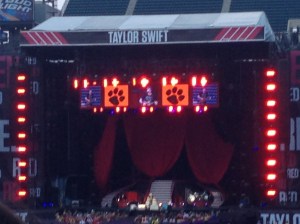 In July, before we departed for the beach, my friend Katie and I went to the Taylor Swift concert who had the best person ever to open for her: Ed Sheeran!
