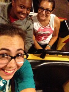 This was the last Hershey trip of the summer and I'm not exactly sure when it was, so the pictures may be slightly out of order, but who cares! Anywho this is on a rollercoaster that we went on at least twice, great memories were made this summer.