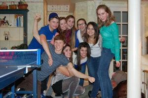 On New Years Eve a bunch of my friends that I made in 2012 went to Kate's house to celebrate and ring in the New Year. I can't imagine a better way to start of the new year.