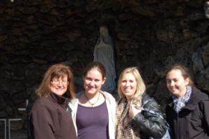 Now these two people you don't recognize aren't family by blood. They are my neighbors, Miss. Colleen and Sara. They are basically family though. They come to birthday dinners, graduations, and give advice like any other family member would.