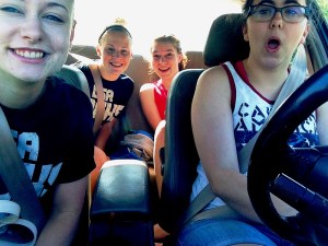 On our way to breakfast, I wasn't really into the cute face pictures at this moment in time. 